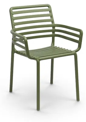 Produktbild von Stapelbarer Gartenstuhl Doga | Kunststoff | Agave | 2er Set