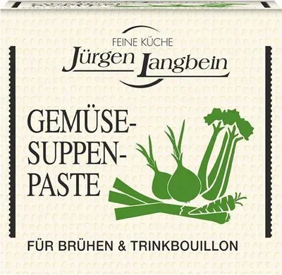 Produktbild von Jürgen Langbein Gemüse-Suppen-Paste 50 G Packung  Vegan Glutenfrei Lactosefrei