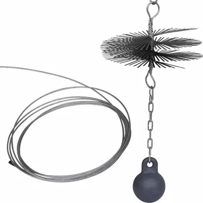 Obrázek produktu pro vidaXL Kulatý kartáč na čištění krbů průměr 25 cm