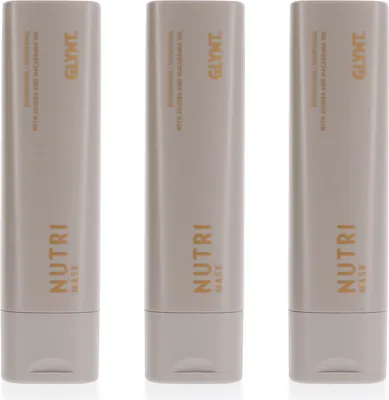 Produktbild von Haarmaske Nutri Mask für beanspruchtes Haar mit Jojoba-Öl 3x200 ml