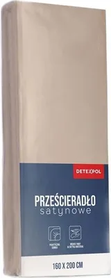 Produktbild von Spannbettlaken, Mikrosatin, gute Qualität 160x200 Taupe