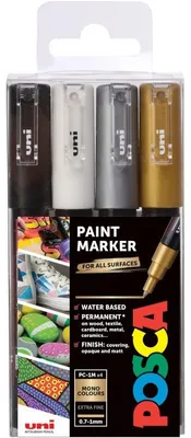 Produktbild von Set mit Acrylmarkern - 4 Stück / Farbmischung