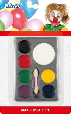 Image de maquillage de clown 7 couleurs