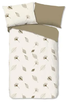 Produktbild von Good Morning Bettwäsche "Saar" - Off-White - (140x200 cm) - 100 % Baumwolle
