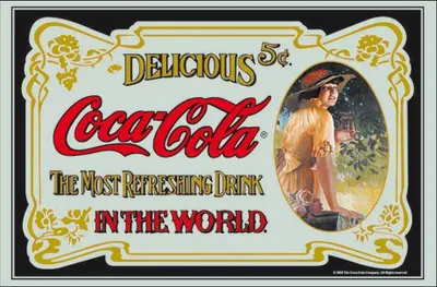 Produktbild von KS254 Coca Cola - Klassik 2 - Bedruckter Spiegel