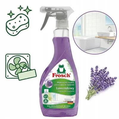 Produktbild von Frosch Hygienischer Badreiniger mit Lavendelduft 500 ml