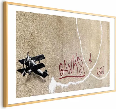Produktbild von Posterpapier Poster - Biplane 42x29.7 cm Streetart i-C-0144-ao-a