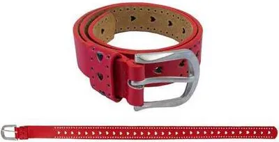 Produktbild von Gürtel Herzchen rot 65 cm - bb-Klostermann 22175 - Kindergürtel -