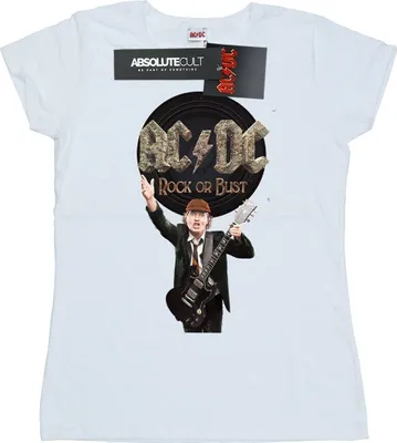 Produktbild von AC/DC - "Rock Or Bust" T-Shirt für Damen BI51231 (M) (Weiß)