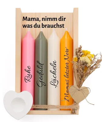 Immagine prodotto di Set regalo di candele per mamma | Regalo di compleanno, festa della mamma, Natale