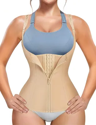 Produktbild von Damen Shapewear Unterhemd aus 90% Polyester 10% Elasthan mit verstellbarer Brustunterstützung