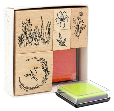 Produktbild von Stempelset mit floralen Motiven