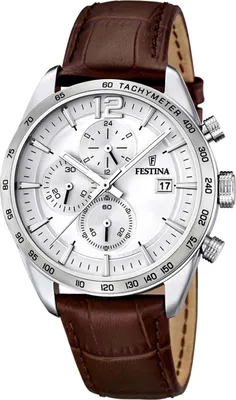 Produktbild von Festina Sport Herren Armbanduhr Chronograph Leder F16760/1