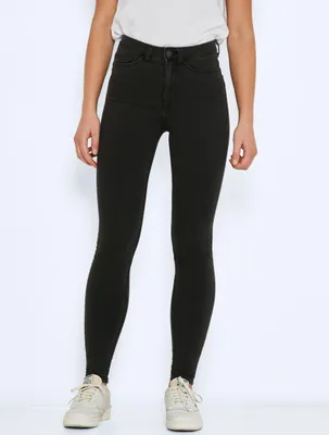 Produktbild von Noisy May Jeans Damen NMCallie HW Skinny Jeans dunkelgrau W33L32