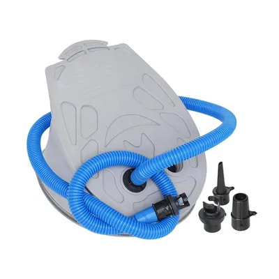 Produktbild von Fußluftpumpe, Fußpumpe, Boot Fußpumpe Aufblasbare Luftpumpe, Aufblasbares Boot Tragbare Schnelle Camping Luftbetten Fußpumpe Ballon für Kanu Kajak