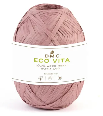 Produktbild von DMC Eco Vita Raffia 50 g Nachhaltiges Garn aus Holzfasern 100 m Farbe 004 - Rosé