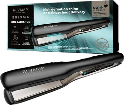 Immagine prodotto di REVAMP Enigma Wide Ionic Radiance piastra per capelli in ceramica ST-3000 nero
