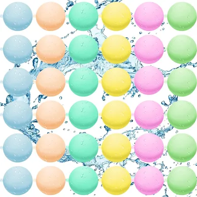Produktbild von Omgoods – Set mit 36 wiederverwendbaren Wasserballons