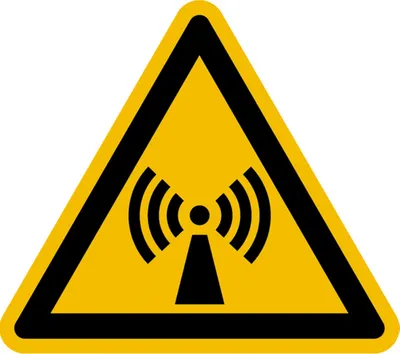 Produktbild von Dreifke® Aufkleber Warnschild, Warnung vor nicht ionisierender Strahlung W005...
