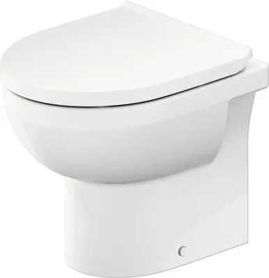 Produktbild von DURAVIT Stand-WC Set Duravit No.1 Tiefspüler offener Spülrand weiß glänzend mit WC-Sitz 40190900A1