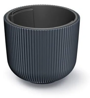 Image de Pot à fleurs MILLY OVALE 30 CM ANTHRACITE