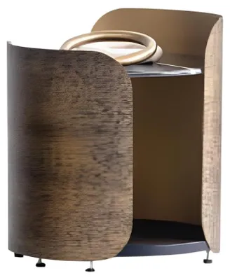 Immagine prodotto di Tavolino rotondo marrone Tavolini da salotto Struttura in legno