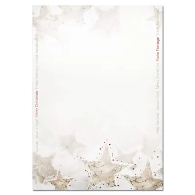 Produktbild von SIGEL DP250 Weihnachts-Motiv-Papier, Christmas Timber, Rotprägung, 90 g/m², 25 Blatt