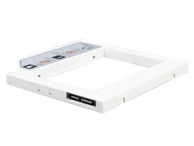 Produktbild von Silverstone TS08, Weiß, 6,35 cm (2.5"), SATA