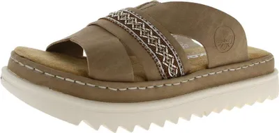 Produktbild von Rieker fsk damen sandalen Pantolette beige in Gr. 40