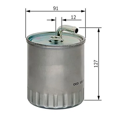 Produktbild von Bosch Kraftstofffilter  1 457 434 416