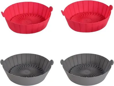 Produktbild von Famanu Silikonform für Heißluftfritteuse - wiederverwendbare Silikonbackform
