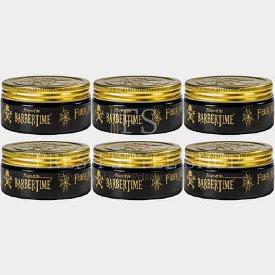 Produktbild von 6x BARBERTIME Haarpomade Hair Pomade Styling Pomade 150ml Fiber Pomade