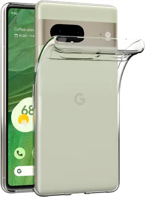 Immagine prodotto di Custodia per Google Pixel 7 sottile trasparente morbida custodia protettiva in TPU