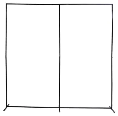 Produktbild von Quadratischer Metallbogen - Hochzeits- und Gartenbogen - 2,3 x 2,3 m - Eisen - Fotobox Hintergrund - Deko Stand