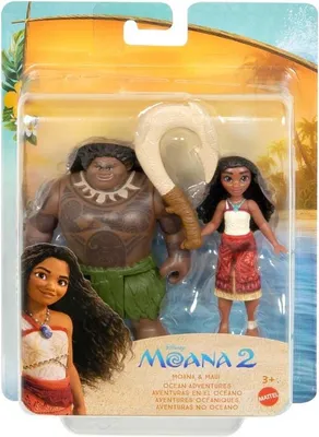 Obrázek produktu pro Mattel Moana a Maui hrací figurka - Disney Moana 2 dobrodružná hračka