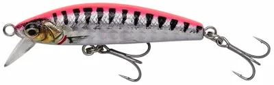 Produktbild von Savage Gear Gravity Minnow 5cm 4,3g sinkend - Wobbler, Farbe:Pink Barracuda PHP