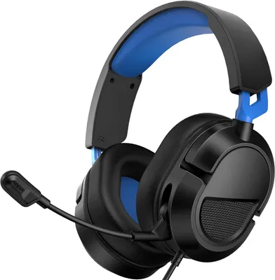 Produktbild von Gaming Headset für PS5, PS4, PC, Xbox & Switch, Stereo Surround Sound, Noise Cancelling Mikrofon, 3,5mm Klinke, Over-Ear, Kabel 2m