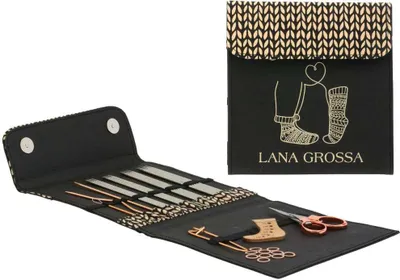 Produktbild von Lana Grossa - Sockennadel-Set Deluxe Edelstahl by Tanja Steinbach