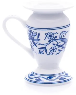 Produktbild von Saphyr, svícen, cibulák, český porcelán, Thun, 9 cm