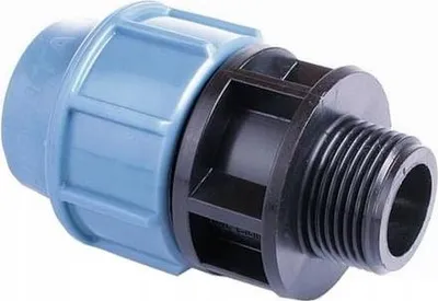 Image de Unidelta | Coude PE 40x5/4 - Noir - Installation eau potable - Résistant et conforme aux normes