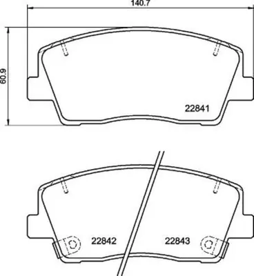 Zdjęcie produktu dla Klocki hamulcowe kpl. BREMBO P 30 108