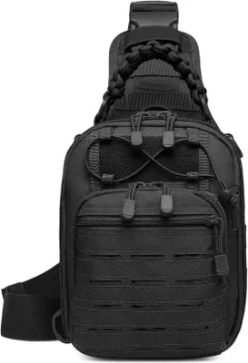 Produktbild von Taktische Schultertas, Outdoor-Rucksack, Reise-Rucksack, Mini mit verstellbarem Schultergurt, für Männer und Frauen, Wandertasche