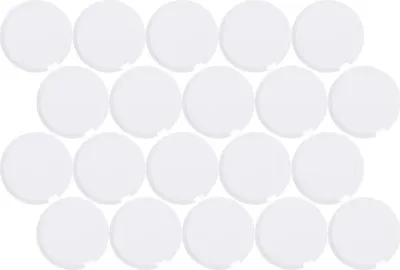 Produktbild von MAUL Magnet MAULpro rund 20 Stück 0,6 kg Kunststoff Ferrit bruchsicher erodiert lackiert Ø 2.9 x 1.1 cm weiß
