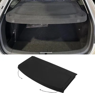 Produktbild von Auto-Laderaumabdeckung für Volkswagen GOLF 2010-2014 Kofferraumabdeckung Laderaumabdeckung Tonneau-Schutzabdeckung Laderaumabdeckung Schwarz