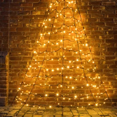 Image de Star-Max Galaxy Sapin à LED, 300cm, 260 LED blanc chaud
