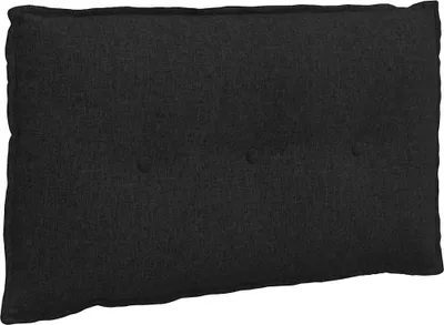 Produktbild von vidaXL Rückenkissen Schwarz 80 x 19 x 50 cm Stoff