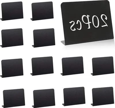 Produktbild von Kunststoff Mini-Tische 100x75mm schwarz für Party