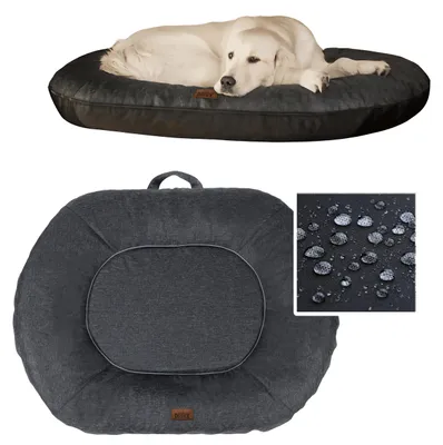 Produktbild von PillowPrim Ponton Hundebett Abnehmbarer Bezug Größe L
