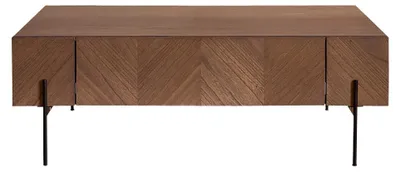 Produktbild von Couchtisch aus massivem Mindi-Holz