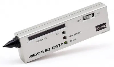 Moissanit-/Diamant-Tester, 165 mm, 65 g, inkl. 9V-Batterie